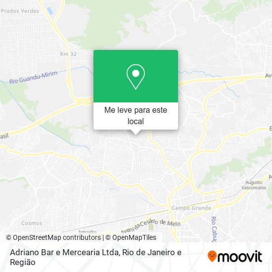 Adriano Bar e Mercearia Ltda mapa