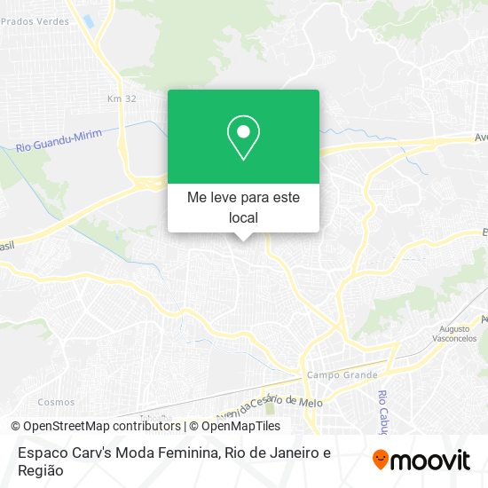 Espaco Carv's Moda Feminina mapa