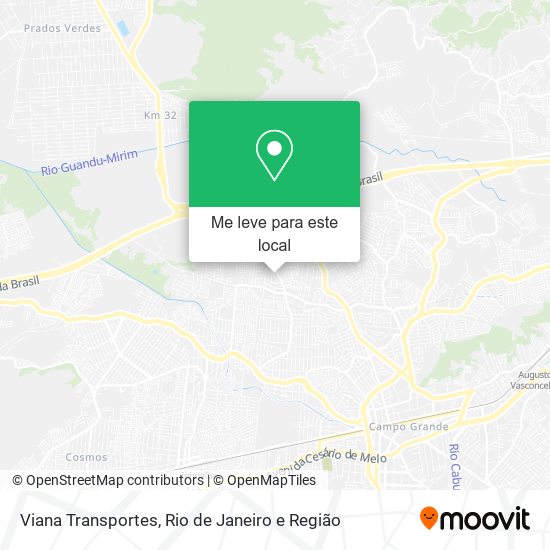 Viana Transportes mapa