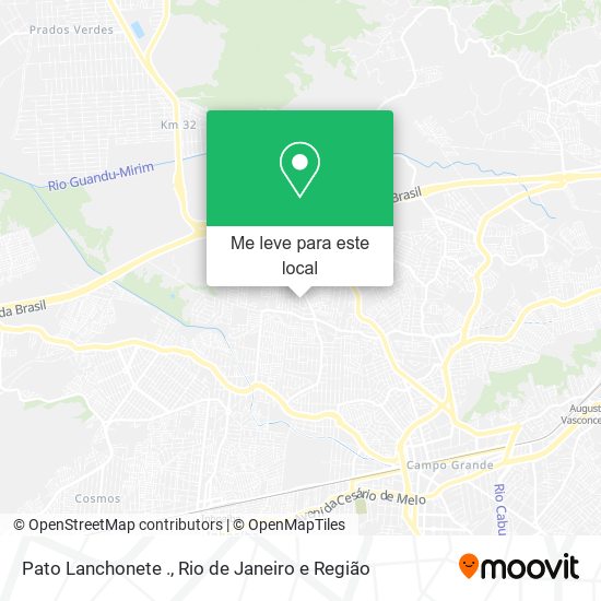 Pato Lanchonete . mapa