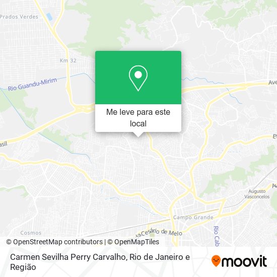 Carmen Sevilha Perry Carvalho mapa