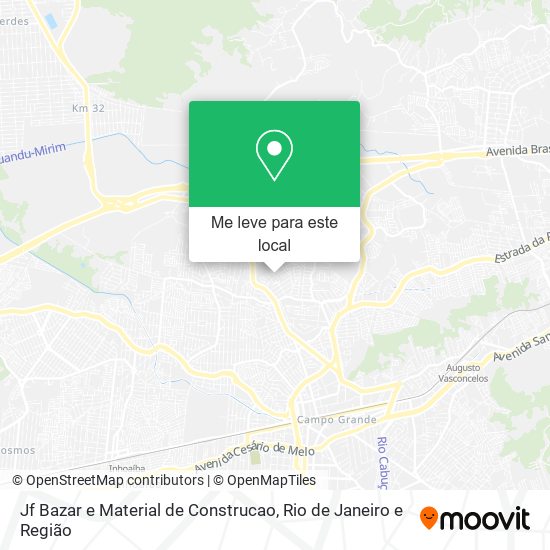 Jf Bazar e Material de Construcao mapa