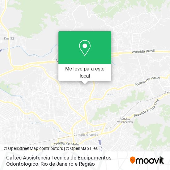 Caftec Assistencia Tecnica de Equipamentos Odontologico mapa