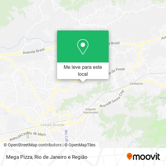 Mega Pizza mapa