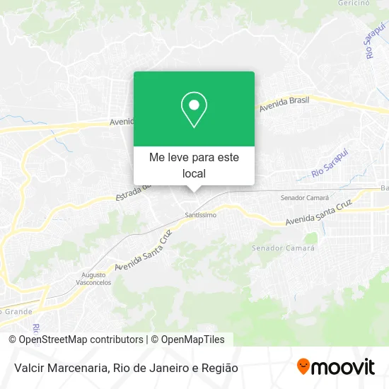 Valcir Marcenaria mapa