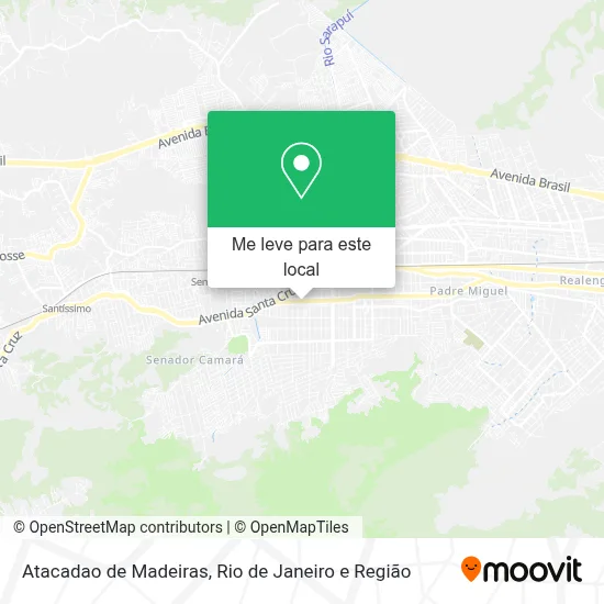 Atacadao de Madeiras mapa