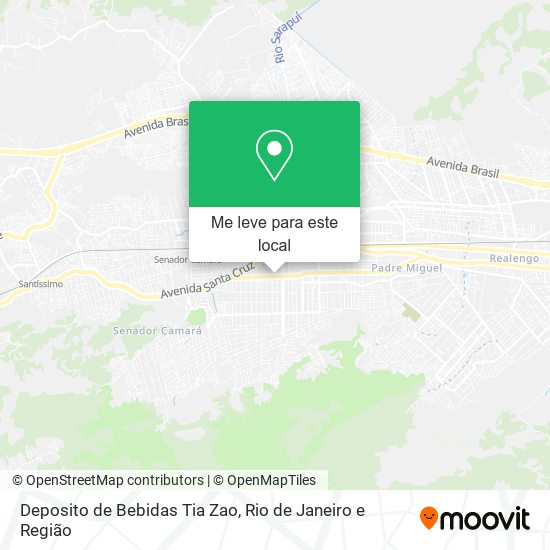 Deposito de Bebidas Tia Zao mapa