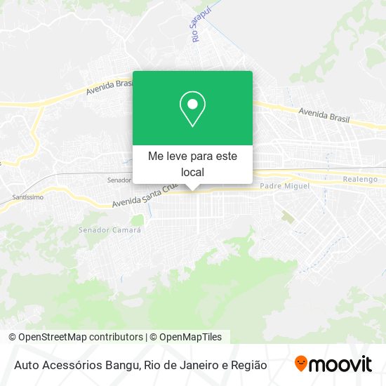 Auto Acessórios Bangu mapa