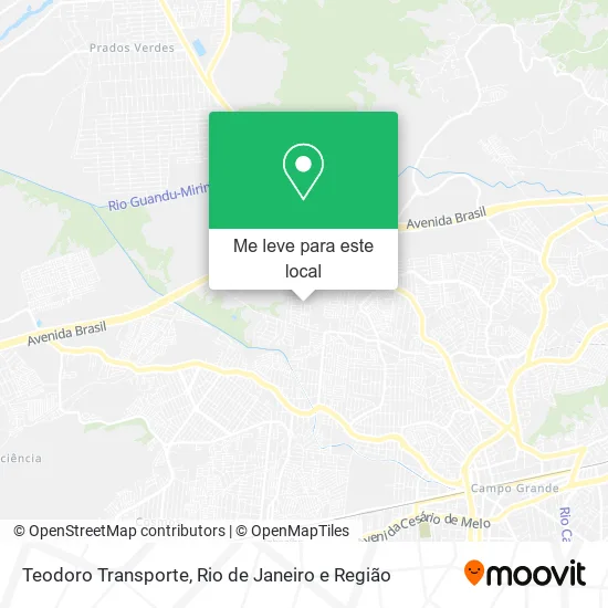 Teodoro Transporte mapa
