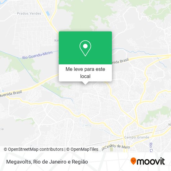 Megavolts mapa