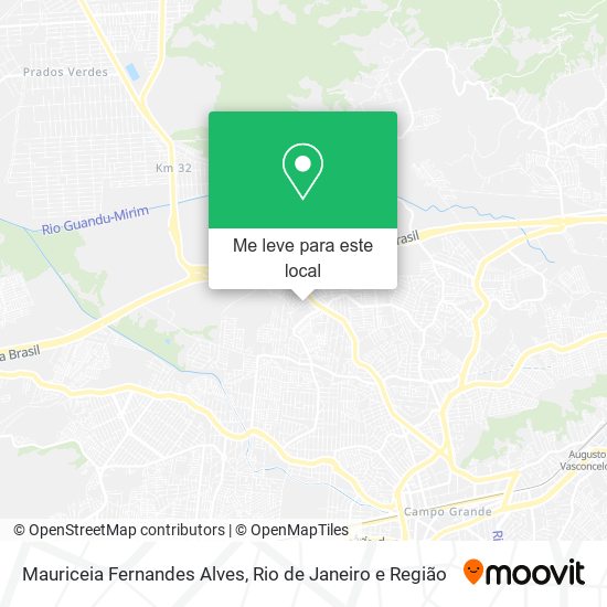 Mauriceia Fernandes Alves mapa