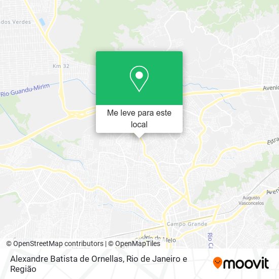 Alexandre Batista de Ornellas mapa