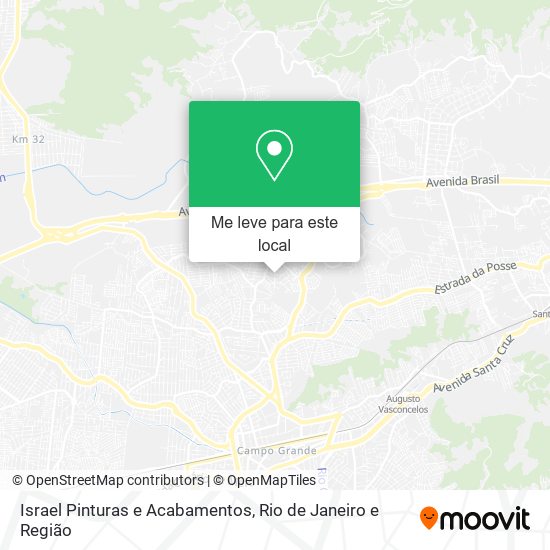 Israel Pinturas e Acabamentos mapa