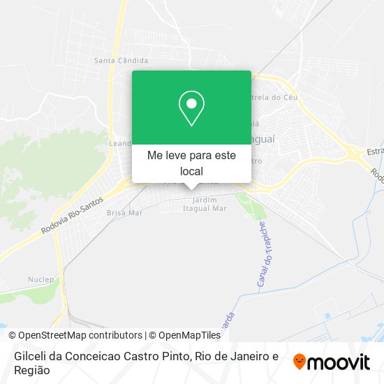 Gilceli da Conceicao Castro Pinto mapa