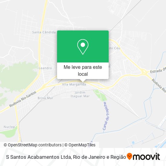 S Santos Acabamentos Ltda mapa