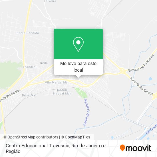 Centro Educacional Travessia mapa