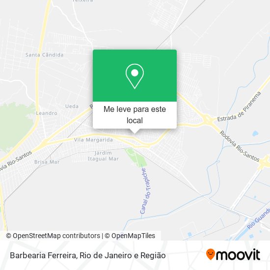 Barbearia Ferreira mapa