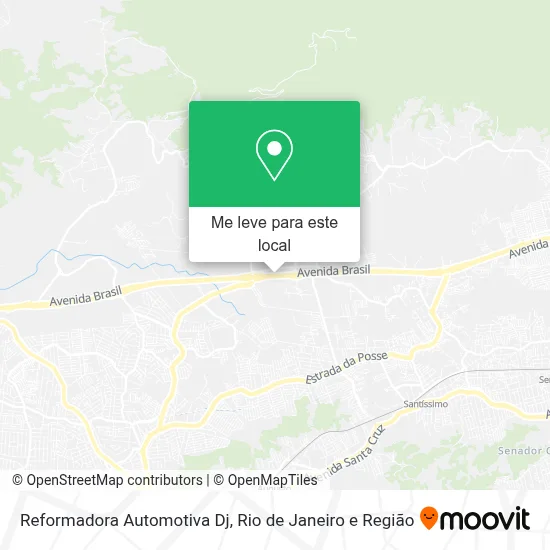 Reformadora Automotiva Dj mapa