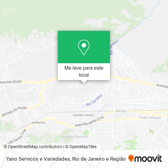 Yano Servicos e Variedades mapa