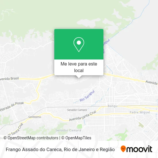 Frango Assado do Careca mapa