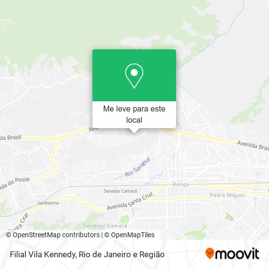 Filial Vila Kennedy mapa