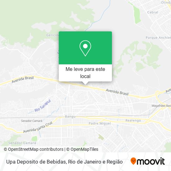 Upa Deposito de Bebidas mapa