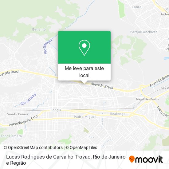 Lucas Rodrigues de Carvalho Trovao mapa