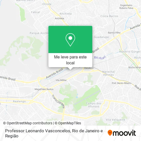 Professor Leonardo Vasconcelos mapa