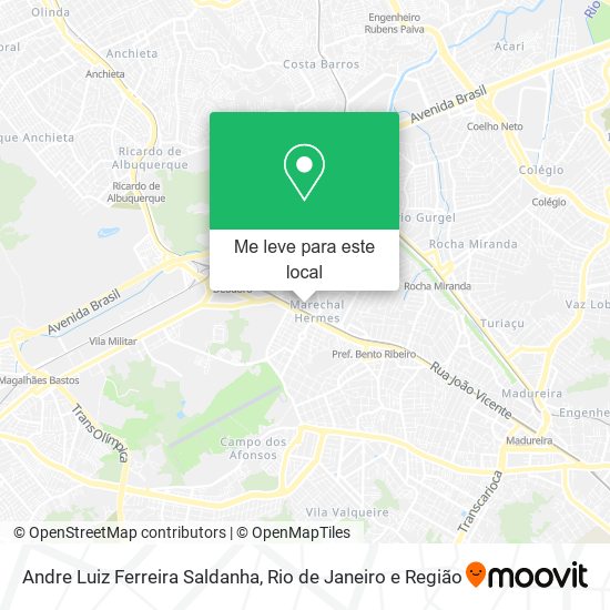 Andre Luiz Ferreira Saldanha mapa
