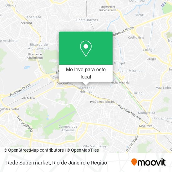 Rede Supermarket mapa