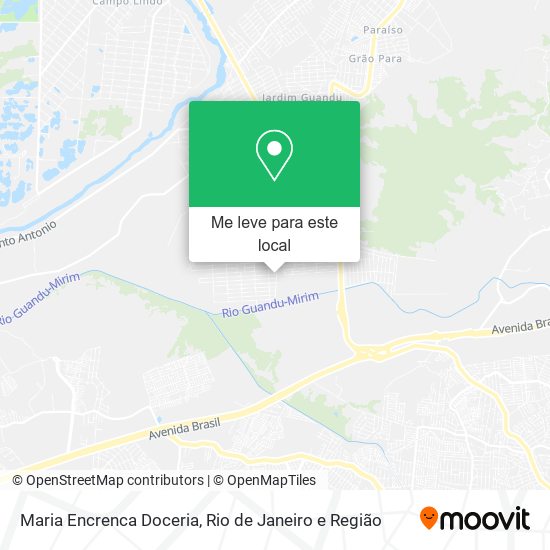 Maria Encrenca Doceria mapa