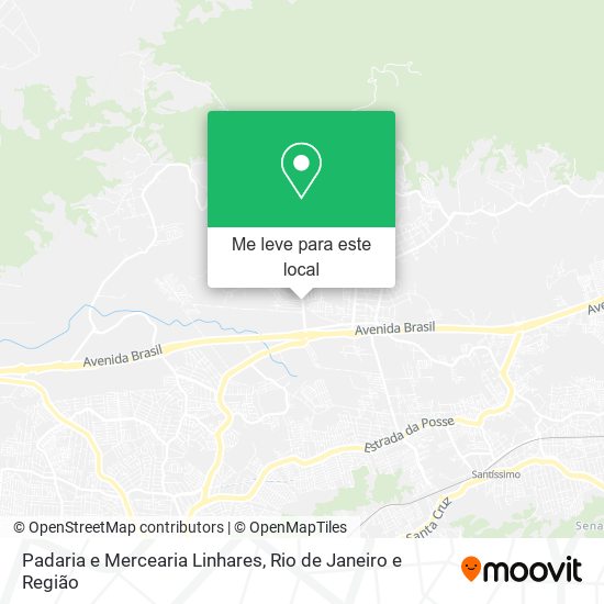 Padaria e Mercearia Linhares mapa