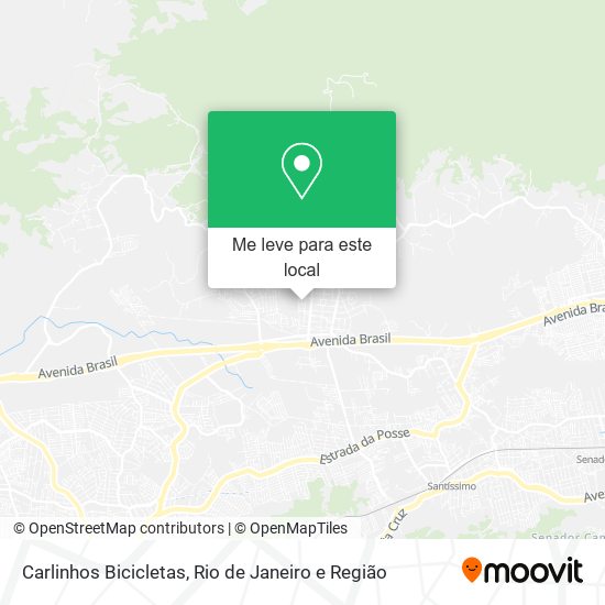 Carlinhos Bicicletas mapa