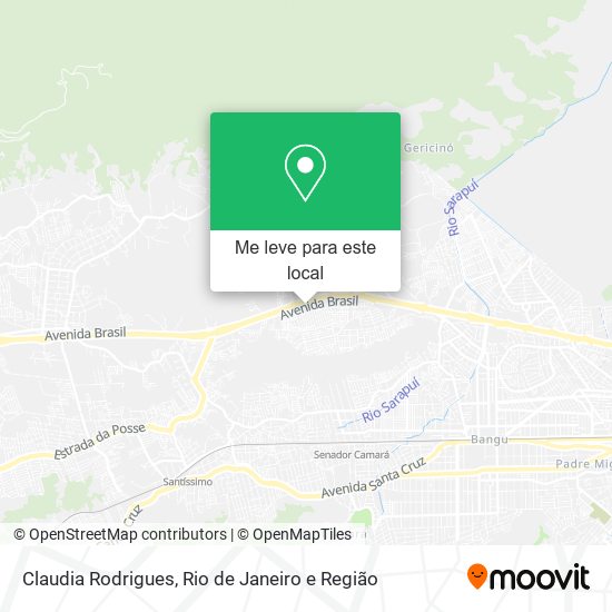 Claudia Rodrigues mapa