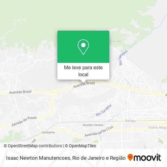 Isaac Newton Manutencoes mapa