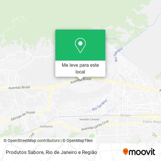 Produtos Sabore mapa