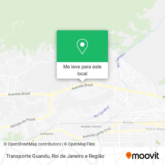 Transporte Guandu mapa