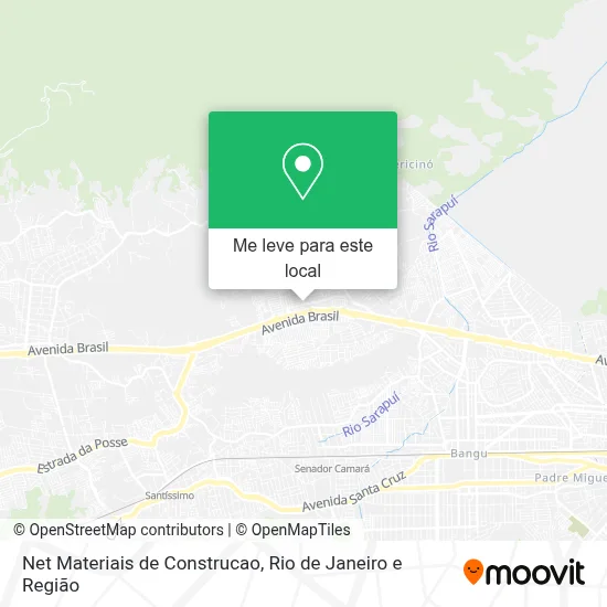 Net Materiais de Construcao mapa