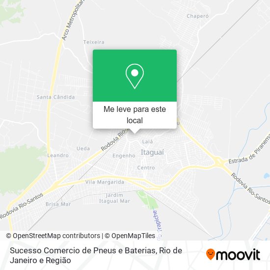 Sucesso Comercio de Pneus e Baterias mapa