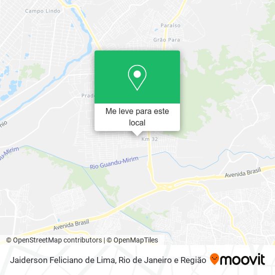 Jaiderson Feliciano de Lima mapa