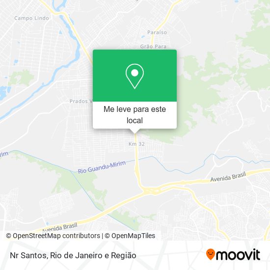 Nr Santos mapa