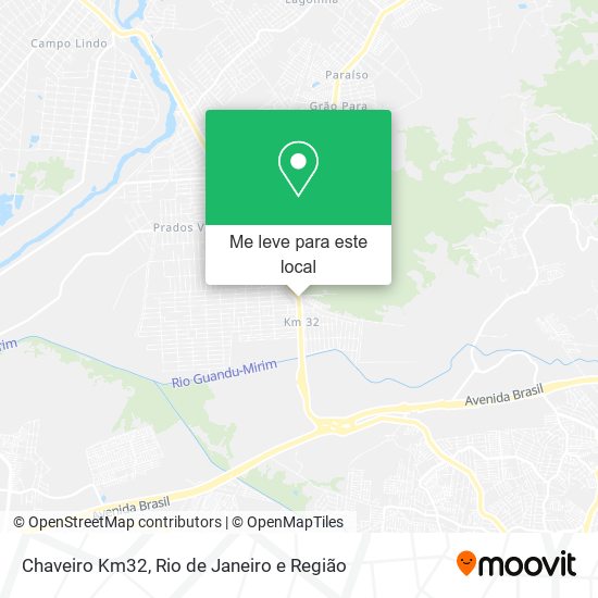 Chaveiro Km32 mapa