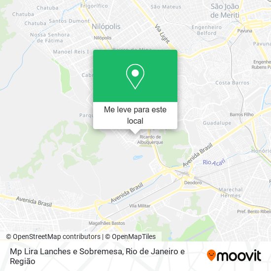 Mp Lira Lanches e Sobremesa mapa