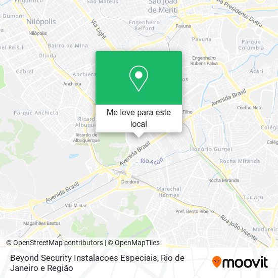 Beyond Security Instalacoes Especiais mapa