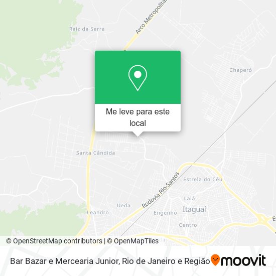 Bar Bazar e Mercearia Junior mapa