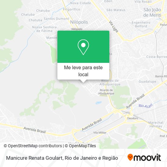 Manicure Renata Goulart mapa
