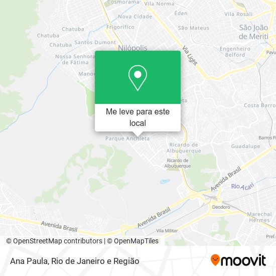 Ana Paula mapa