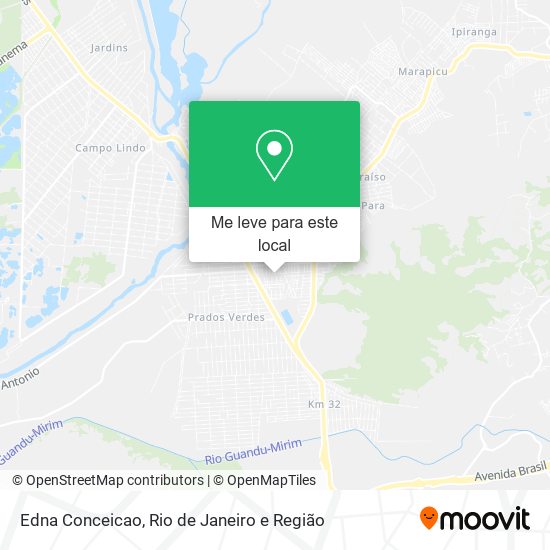 Edna Conceicao mapa