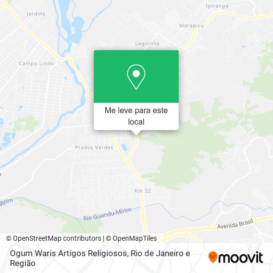 Ogum Waris Artigos Religiosos mapa