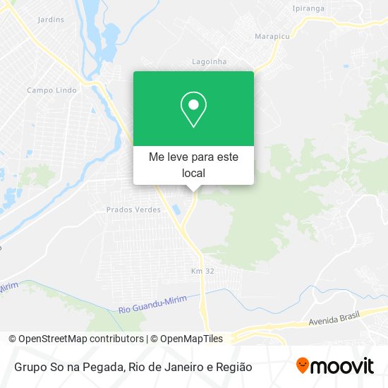 Grupo So na Pegada mapa